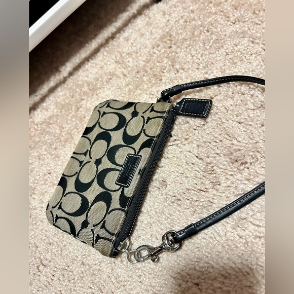 Coach Monogram Wristlet black grey - Picture 4 of 4